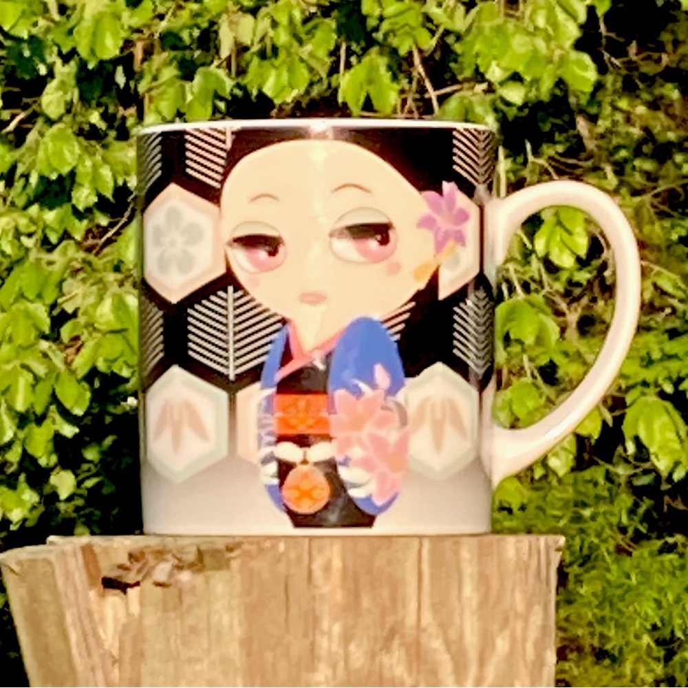 Adorable Kokeshi Girls Coffee Mug!